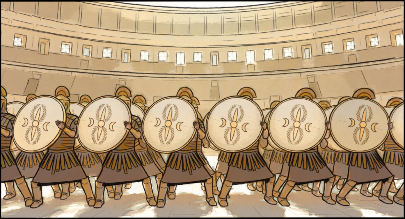 Motion Graphics - VFX - storyboard frame 2 by Dakota Warren